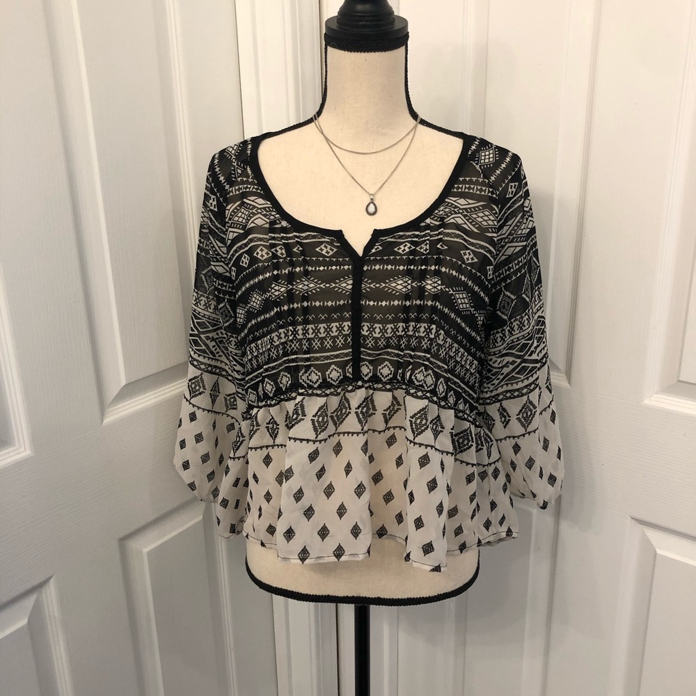 American Rag Semi Sheer top